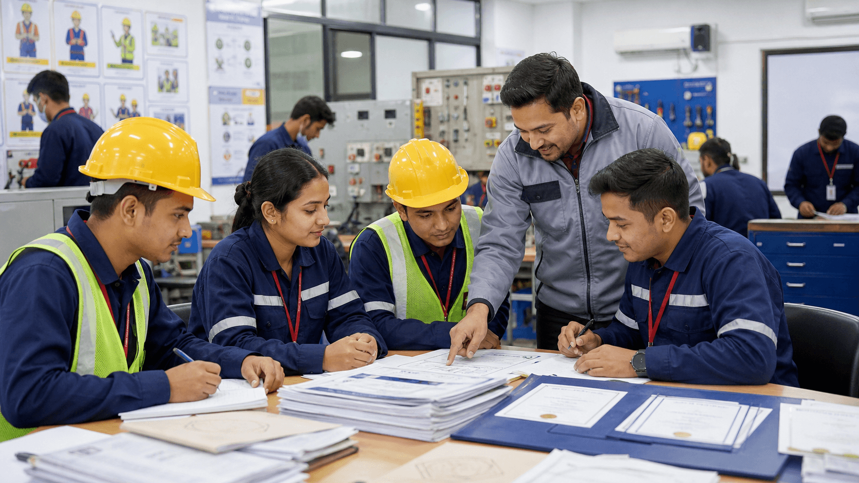 Nepalese worker training and certification